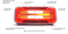 Load image into Gallery viewer, 1298 REAR COMBINATION LAMP WITH TYCO PLUG - AUTOMOTIVE LIGHTING SOLUTIONS LTD
