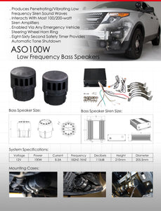 LOW FREQUENCY SPEAKERS - AUTOMOTIVE LIGHTING SOLUTIONS LTD