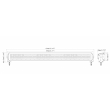 Load image into Gallery viewer, 33 SERIES PIANO LIGHT BAR WITH DUAL COLOUR POSITION LIGHT - AUTOMOTIVE LIGHTING SOLUTIONS LTD
