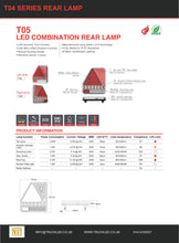 Load image into Gallery viewer, T05 TRAILER LIGHT/REAR COMBINATION LAMP - AUTOMOTIVE LIGHTING SOLUTIONS LTD

